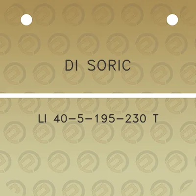 di-soric-li-40-5-195-230-t