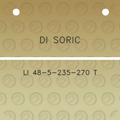 di-soric-li-48-5-235-270-t