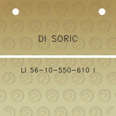 di-soric-li-56-10-550-610-i