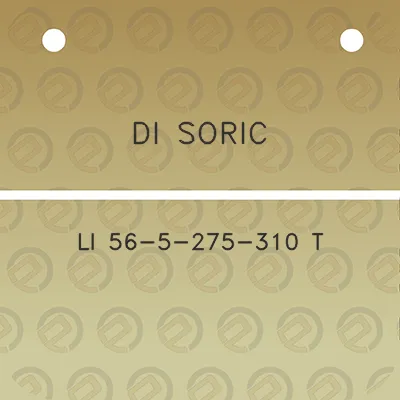 di-soric-li-56-5-275-310-t