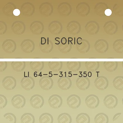 di-soric-li-64-5-315-350-t