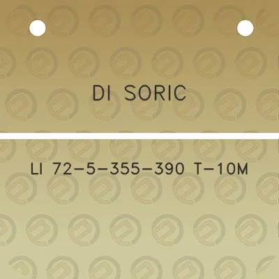 di-soric-li-72-5-355-390-t-10m