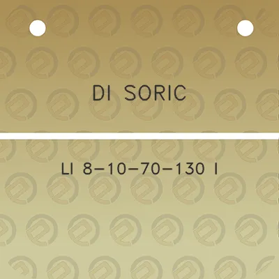 di-soric-li-8-10-70-130-i