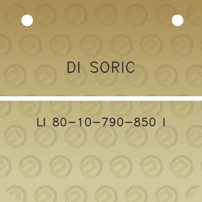 di-soric-li-80-10-790-850-i