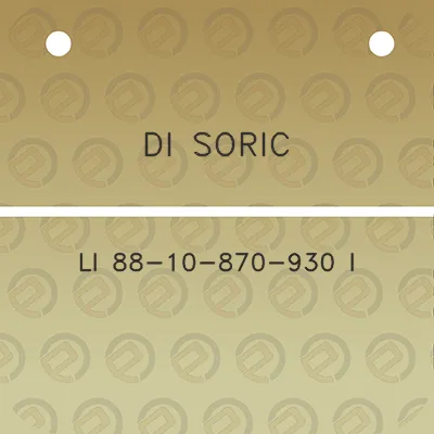 di-soric-li-88-10-870-930-i