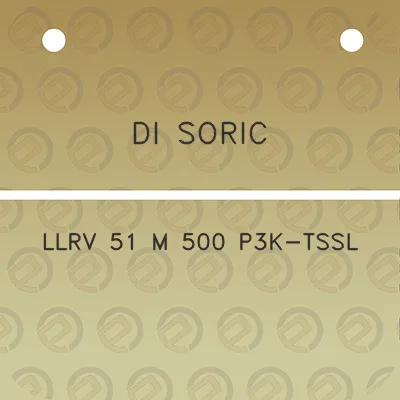 di-soric-llrv-51-m-500-p3k-tssl