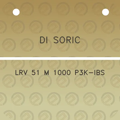 di-soric-lrv-51-m-1000-p3k-ibs