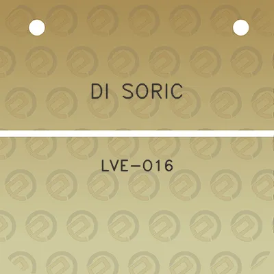 di-soric-lve-o16