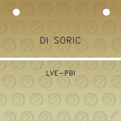 di-soric-lve-pbi