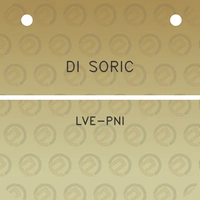 di-soric-lve-pni