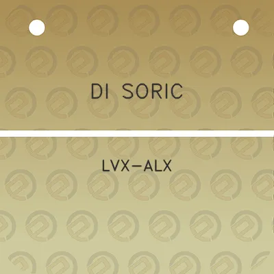 di-soric-lvx-alx