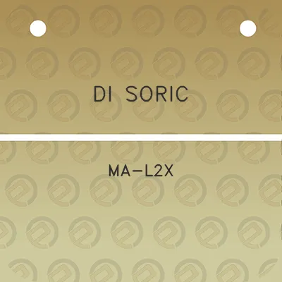 di-soric-ma-l2x