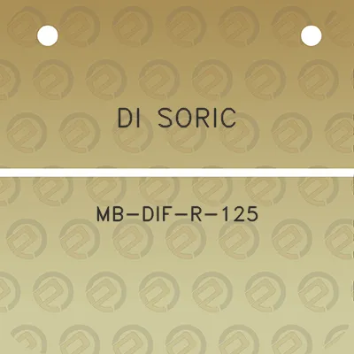 di-soric-mb-dif-r-125