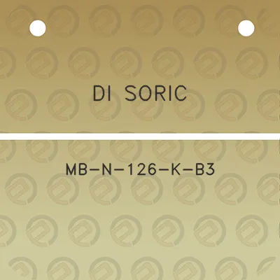 di-soric-mb-n-126-k-b3