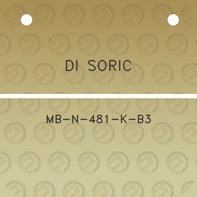 di-soric-mb-n-481-k-b3