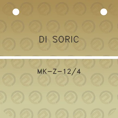 di-soric-mk-z-124