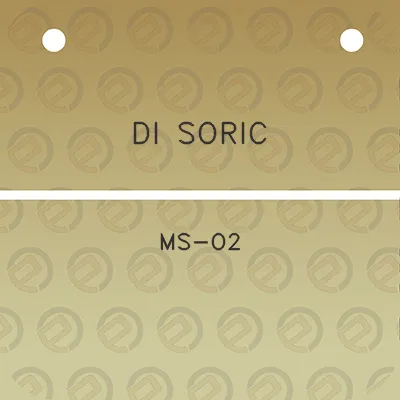 di-soric-ms-o2