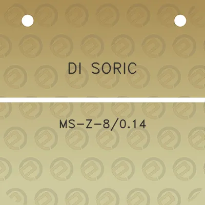 di-soric-ms-z-8014