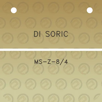 di-soric-ms-z-84