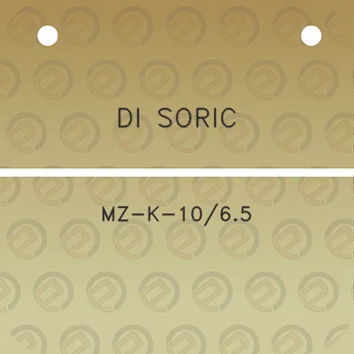 di-soric-mz-k-1065