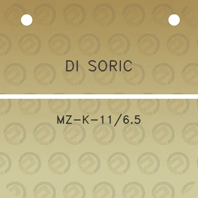 di-soric-mz-k-1165