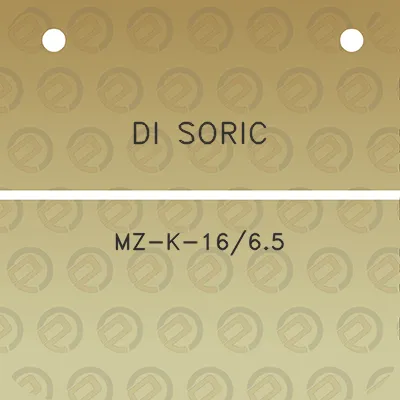 di-soric-mz-k-1665