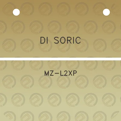 di-soric-mz-l2xp