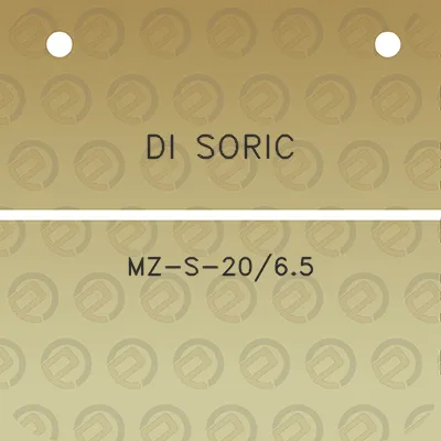 di-soric-mz-s-2065