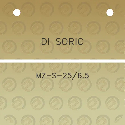 di-soric-mz-s-2565