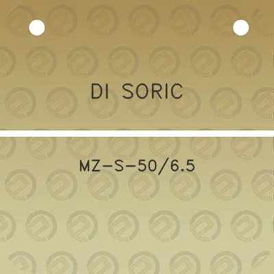 di-soric-mz-s-5065