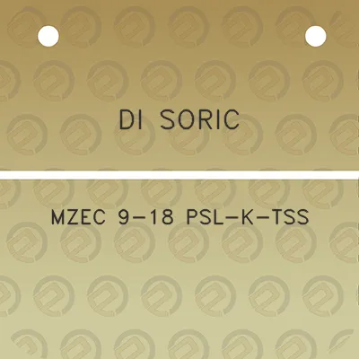 di-soric-mzec-9-18-psl-k-tss