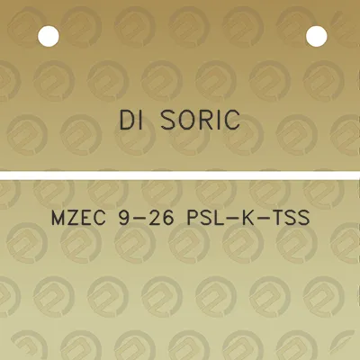 di-soric-mzec-9-26-psl-k-tss