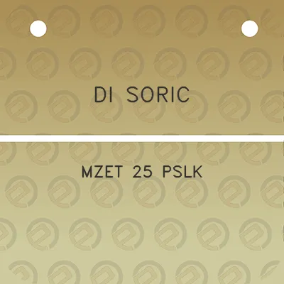 di-soric-mzet-25-pslk