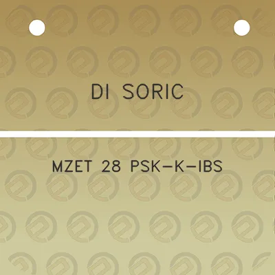 di-soric-mzet-28-psk-k-ibs