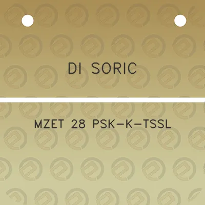 di-soric-mzet-28-psk-k-tssl