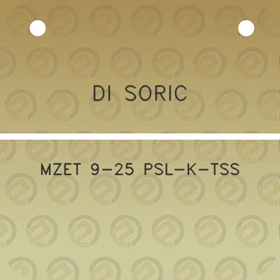 di-soric-mzet-9-25-psl-k-tss