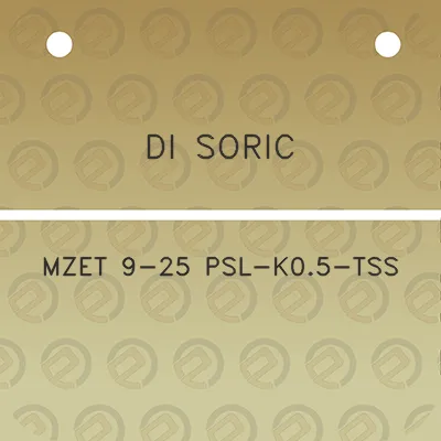 di-soric-mzet-9-25-psl-k05-tss