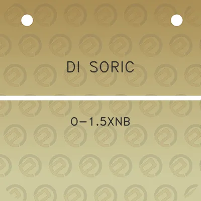 di-soric-o-15xnb