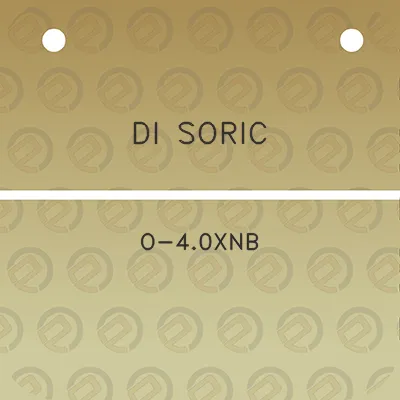 di-soric-o-40xnb