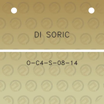 di-soric-o-c4-s-08-14