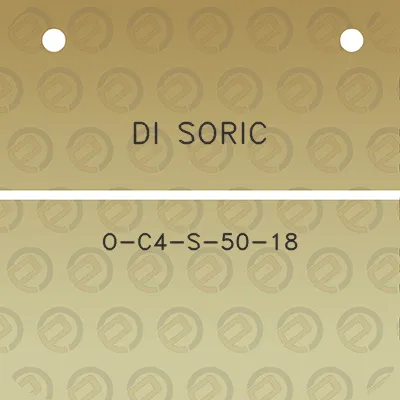 di-soric-o-c4-s-50-18