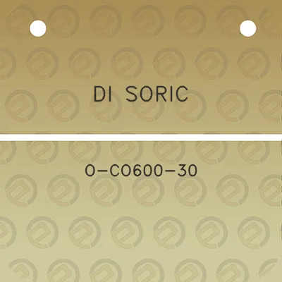 di-soric-o-co600-30