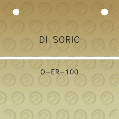 di-soric-o-er-100