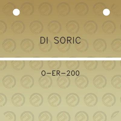 di-soric-o-er-200