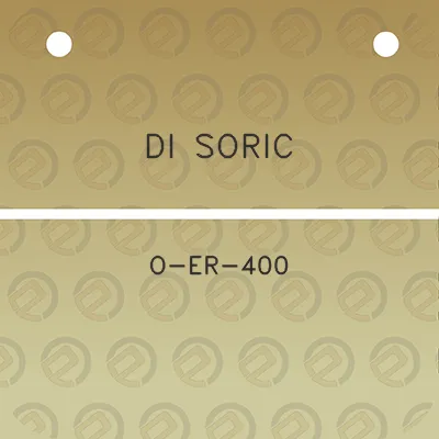 di-soric-o-er-400