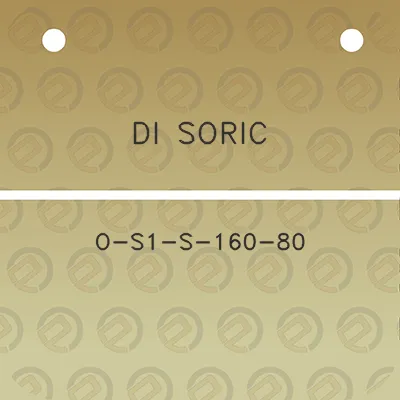 di-soric-o-s1-s-160-80