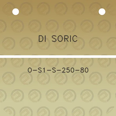 di-soric-o-s1-s-250-80