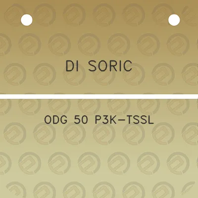 di-soric-odg-50-p3k-tssl