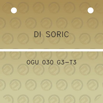 di-soric-ogu-030-g3-t3