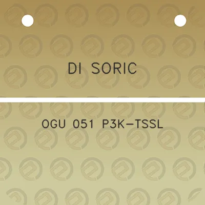 di-soric-ogu-051-p3k-tssl